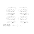Brembo OE 21-24 Cadillac Escalade/Suburban/Tahoe/Yukon/Yukon XL Ceramic Brake Pad - Rear