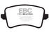 EBC 09-11 Audi A4 2.0 Turbo Redstuff Rear Brake Pads