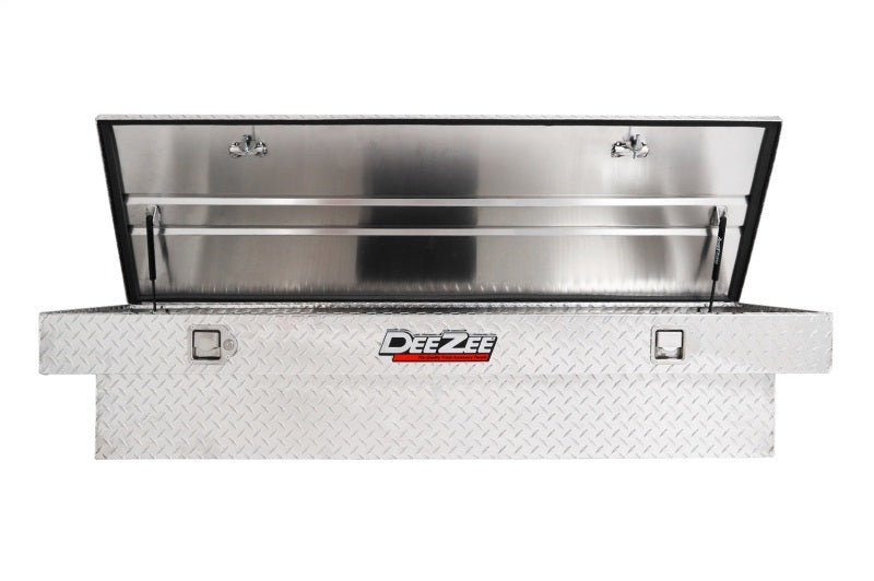 Deezee Universal Tool Box - Red Crossover - Single Lid BT Alum Full Size