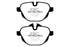 EBC 14-20 BMW i8 Bluestuff Rear Brake Pads