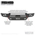 Westin 16-19 Chevy/GMC Silverado/Sierra 1500 Pro-Mod Front Bumper - Textured Black