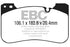 EBC 2018+ BMW M5 4.4TT (F90) Redstuff Front Brake Pads
