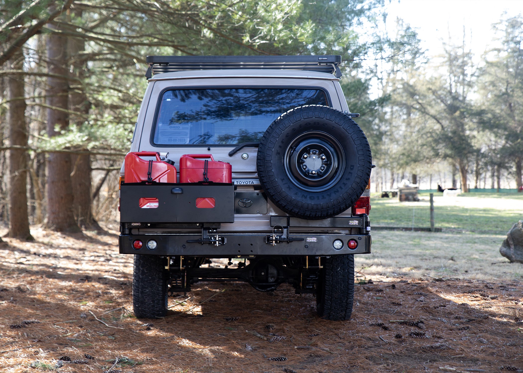 Dobinsons Rear Bumper With Swing Outs for Toyota Landcruiser 60 Series 1987+ Models (BW80-4132)