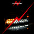 ANZO 2009-2018 Dodge Ram 1500 Projector Headlights Plank Style Halo w/Switchback Matte Black