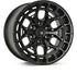 Vossen HFX-1 18x9 - 8x170 - ET18 - Deep Face - 125.1 - Satin Black Wheel