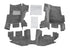 Husky Liners 97-06 Jeep Wrangler TJ/04-06 LJ (w/Ctr Cnsl - w/Heat Shld) Guardian Comfort Jeep Liner