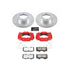 Power Stop 05-22 Toyota Tacoma Front Z36 Truck & Tow Kit w/Cals