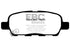 EBC 03-05 Infiniti FX35 3.5 Yellowstuff Rear Brake Pads