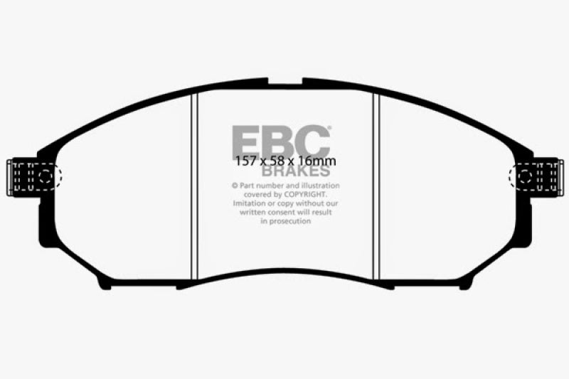 EBC 08-13 Infiniti EX35 3.5 Yellowstuff Front Brake Pads