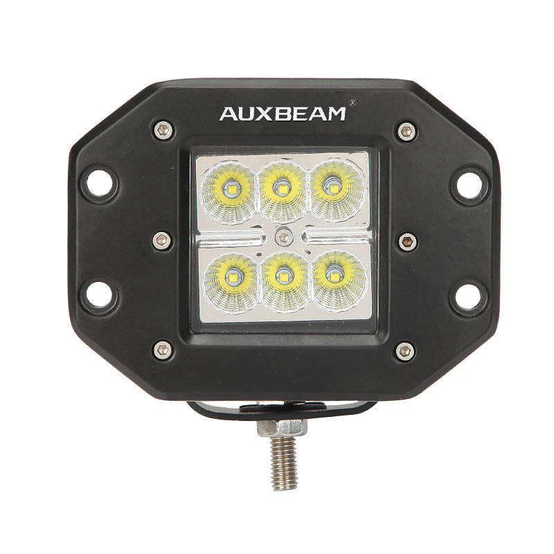 4'' SQUARE SPOT/FLOOD BEAM FLUSH MOUNT/FOG LIGHT