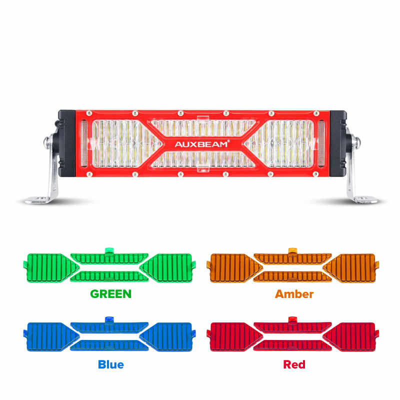 12 inch 60W X-Series Combo Red Frame LED Light Bar with DRL