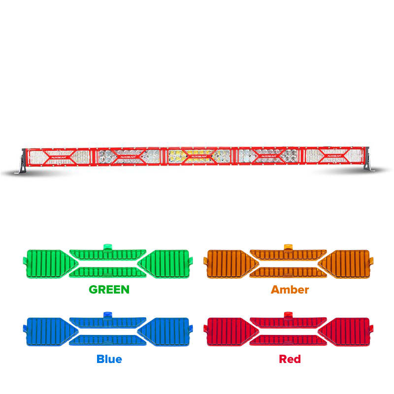 52 inch 300W X-Series Combo Red Frame LED Light Bar with DRL