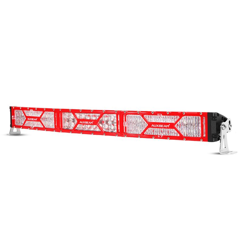 32 inch 180W X-Series Red Curved LED Light Bar with DRL