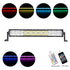 Cross-2 Series 22 inch 120W  RGB Straight Combo LED Light Bar with DRL