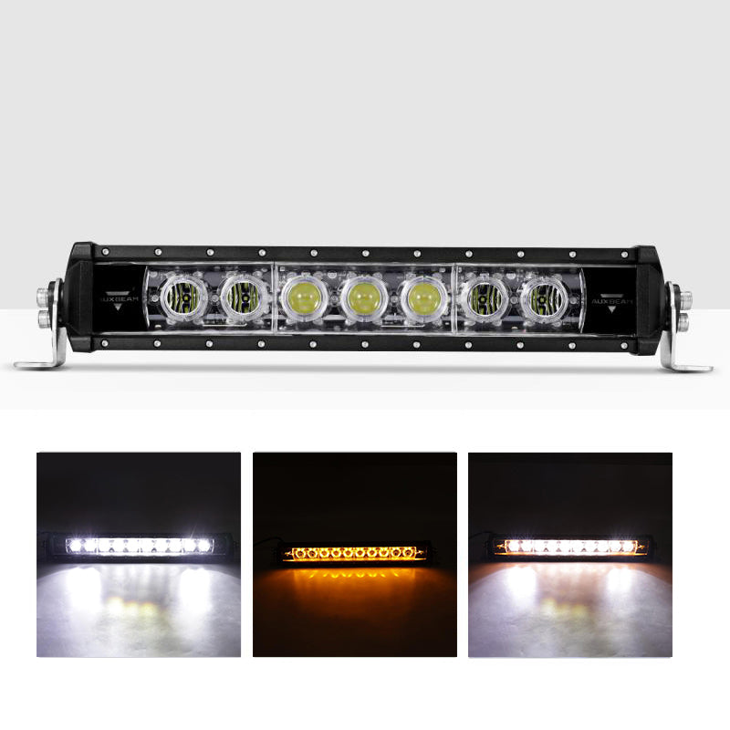 Aux-Trend 16.5 inch 49W Combo Light Bar with Amber Atmosphere Light