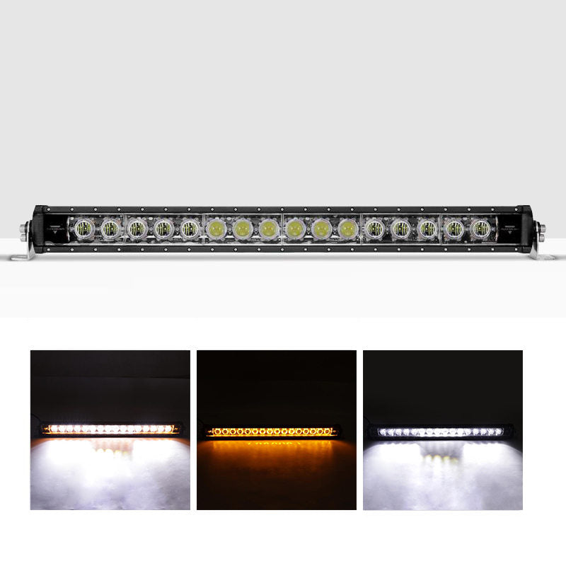 Aux-Trend 30 inch 112W Combo Light Bar with Amber Atmosphere Light