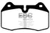 EBC 94-99 BMW M5 3.8 (E34) Redstuff Front Brake Pads