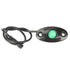 3 inch 9W Flood Beam Oval LED Rock Pickup Light (Green Color)