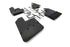 Rally Armor 19-25 Jeep JT Gladiator (Mojave/Rubicon) Black Mud Flap w/Metallic Black Logo