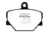 EBC 08+ Smart Fortwo 1.0 Redstuff Front Brake Pads