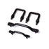 Rugged Ridge Windshield Tie Down Kit Black 55-95 Jeep CJ / Jeep Wrangler