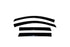 AVS 00-04 Subaru Legacy Ventvisor Outside Mount Window Deflectors 4pc - Smoke