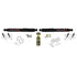 Steering Stabilizer Dual Kit Black  Dual Kit For 4-8.5 Inch Lifts Skyjacker