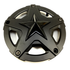 XD827 18X9 TALL M-BLK CAP W/ G-BLK STAR
