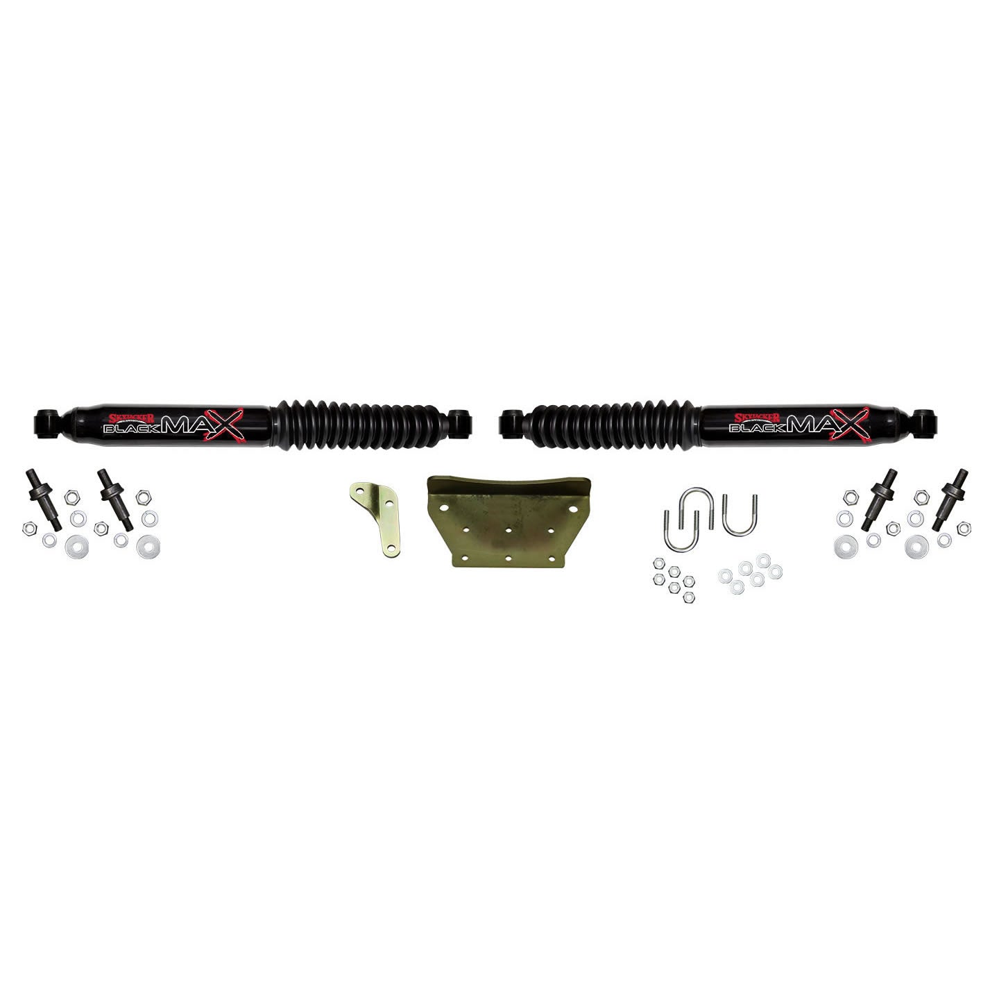 Steering Stabilizer Dual Kit Black Dual Kit 99 Ford F-250 99-04 Ford F-250 Super Duty 99-04 Ford F-350 Super Duty 00-05 Ford Excursion Skyjacker