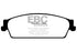 EBC 09-14 Cadillac Escalade 6.0 Hybrid Yellowstuff Rear Brake Pads