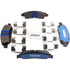 Timbren 15-20 Cadillac Escalade/Chevy Suburban BES Severe Duty Semi-Metallic Brake Pads - Front