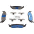 Timbren 03-18 Ram 1500/19-24 Ram 1500 Classic BES Severe Duty Semi-Metallic Brake Pads - Rear