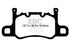 EBC 13-15 Porsche 911 (991) (Cast Iron Rotor only) 3.8 GT3 Yellowstuff Rear Brake Pads