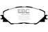 EBC 09-10 Pontiac Vibe 2.4 2WD Yellowstuff Front Brake Pads