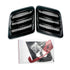 Roush 2018-2023 Mustang Hood Heat Extractors - Gloss Black
