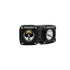 Rigid Industries Revolve Pod w/White Trim Ring - Pair