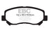EBC 12+ Mazda CX-5 2 Redstuff Front Brake Pads