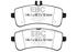 EBC 2015+ Mercedes-Benz C63 S AMG (W205) 4.0L Twin Turbo Bluestuff Rear Brake Pads