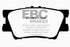 EBC 12-17 Toyota Camry 2.5L Yellowstuff Rear Brake Pads