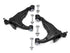 SuperPro 10-23 Toyota 4Runner/Lexus GX460 KDSS Offset Lower Arm Kit - Camber/Caster Adj.