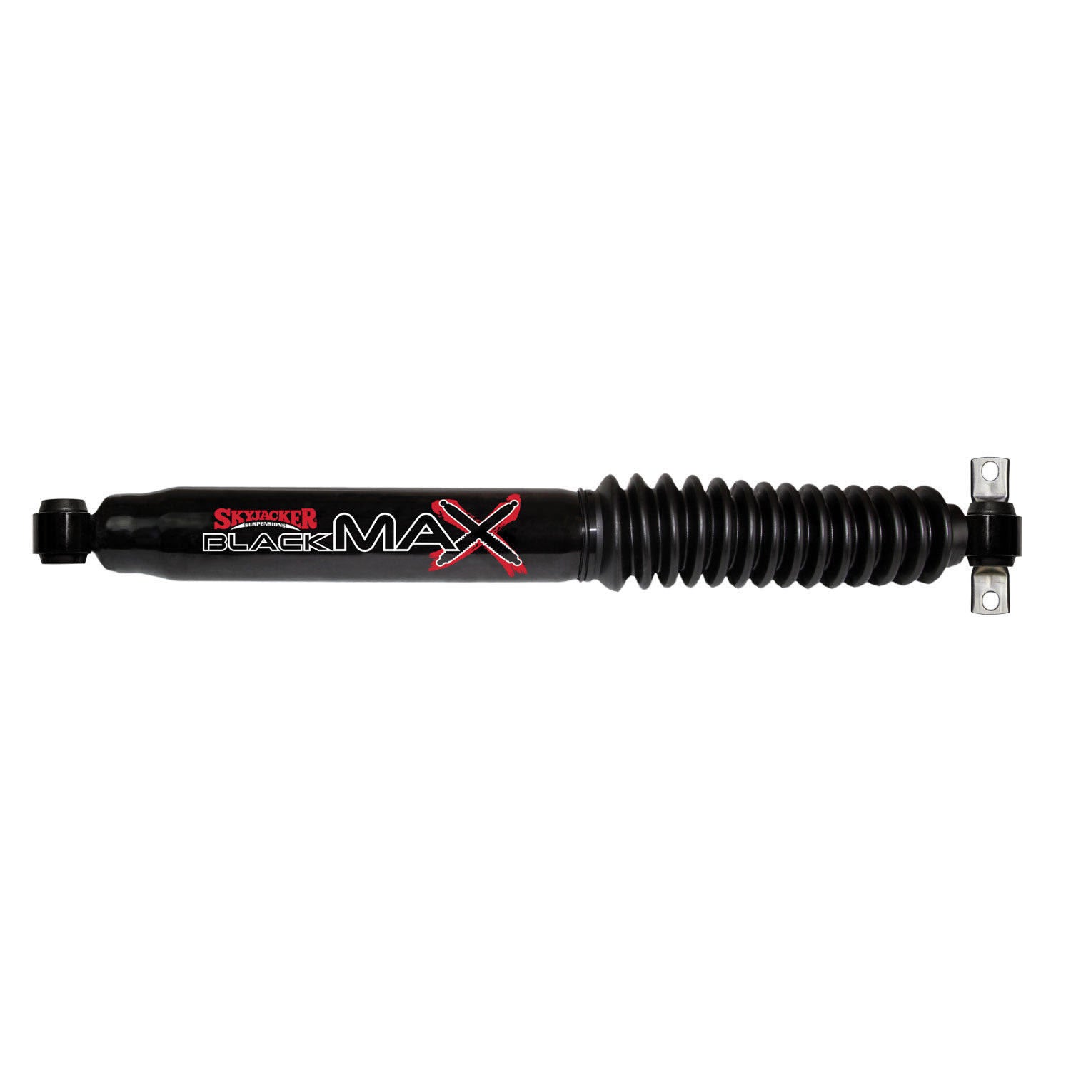 Black MAX Shock Absorber w/Black Boot 22.71 Inch Extended 13.93 Inch Collapsed 07-18 Wrangler JK Skyjacker