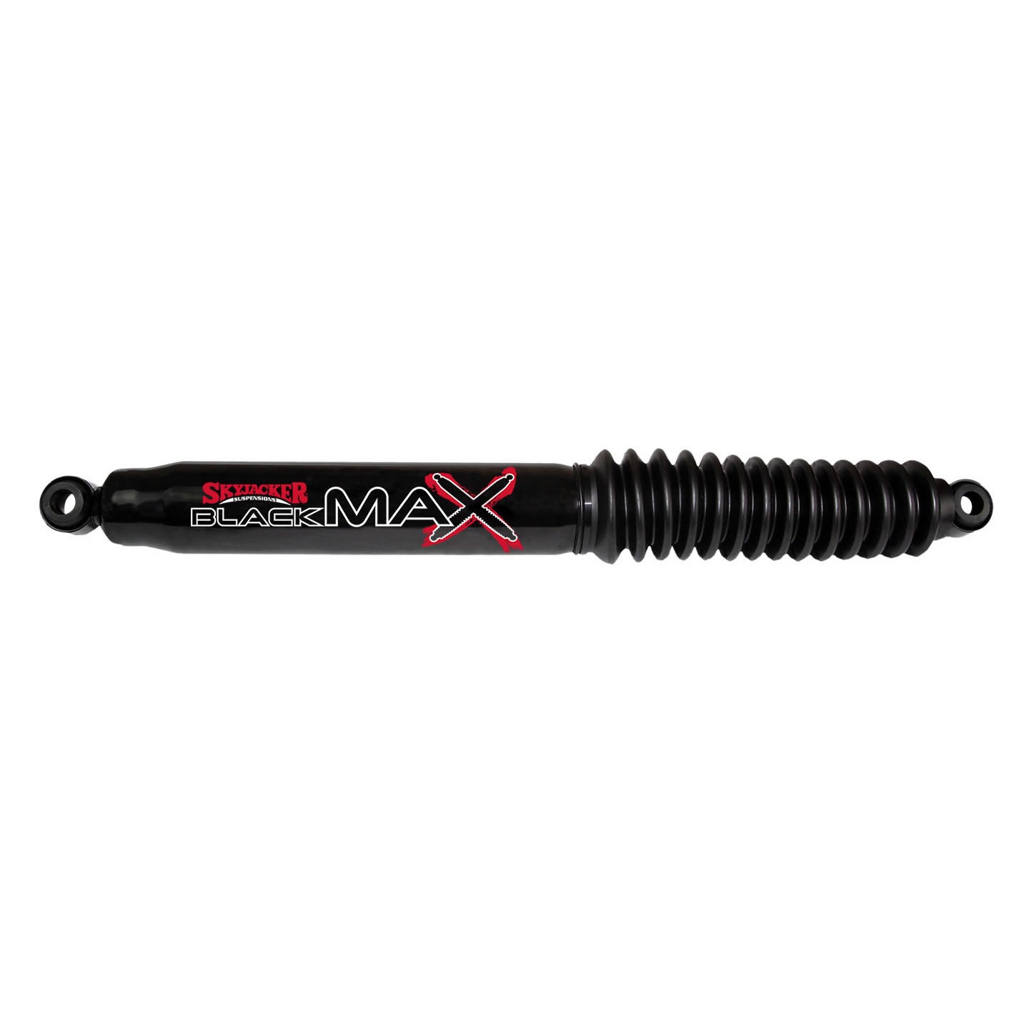 Black MAX Shock Absorber Dodge/RAM/Chevy/GMC Truck/SUV w/Black Boot 27.07 Inch Extended 15.94 Inch Collapsed Skyjacker