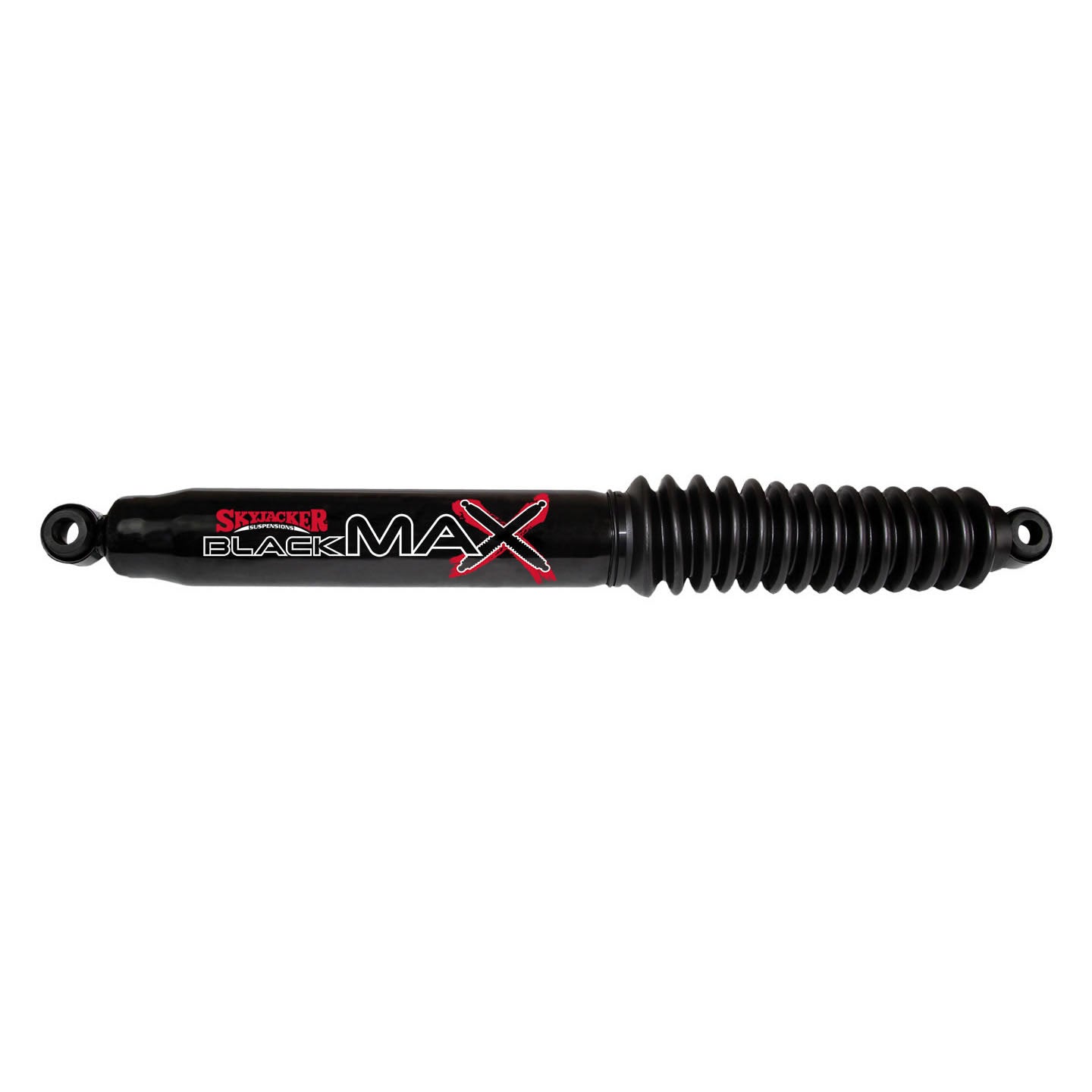 Black MAX Shock Absorber w/Black Boot 24.75 Inch Extended 14.82 Inch Collapsed 74-13 Jeep Skyjacker
