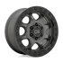 BRVTR 17X8 6X130 M-GNMTL BLK-HDW 38MM