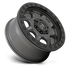 BR VENTURE 17X8 6X130 M-GNMTL BLK 38MM