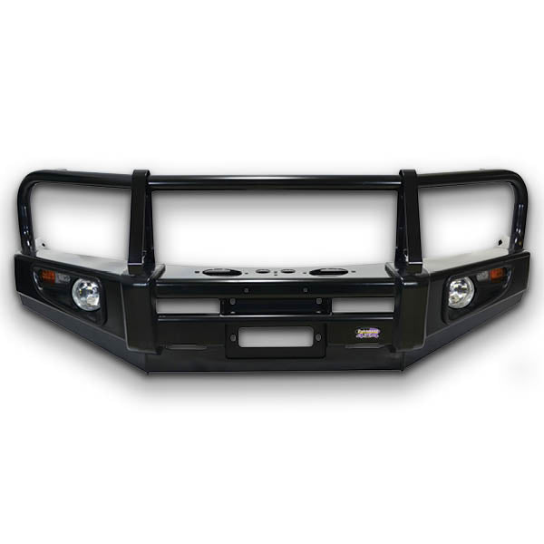 DOBINSONS BULL BAR BLACK DELUXE FOR 2ND GEN ISUZU D-MAX WITH FACE LIFT 2017-2019 - BU21-3718