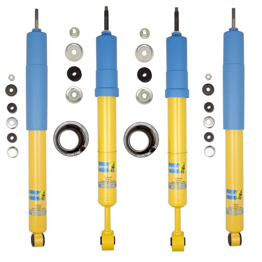 BILSTEIN 4600 FRONT AND REAR SHOCKS FOR 2016-2023 TOYOTA TACOMA RWD/4WD 24-265966/24-265973