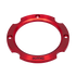 KS CAP RING 4X156 - ANODIZED RED