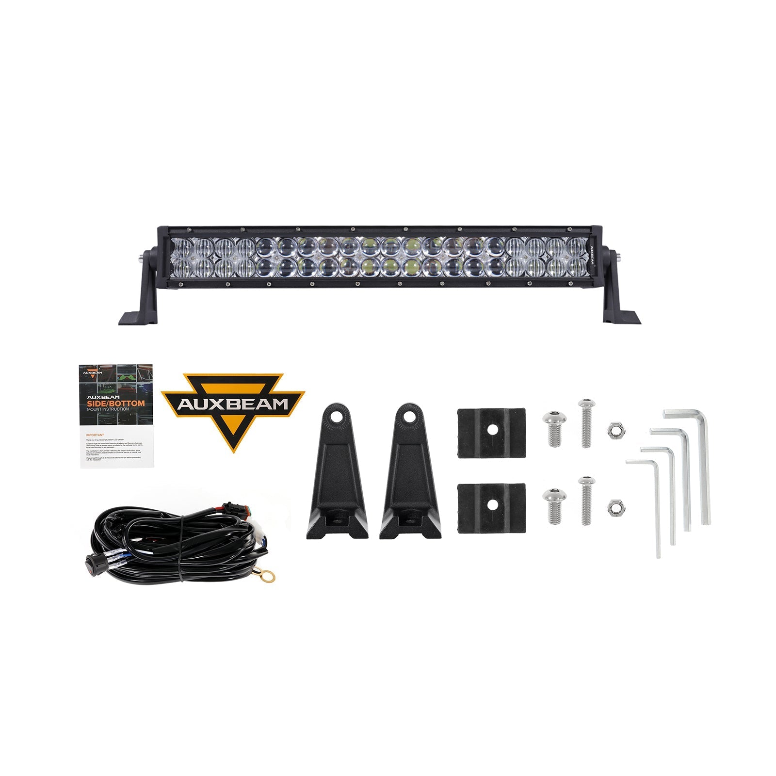 22 Inch-52 Inch 5D Series Straight/Curved Combo Beam Double Row LED Light Bar for 2004 Toyota Tacoma