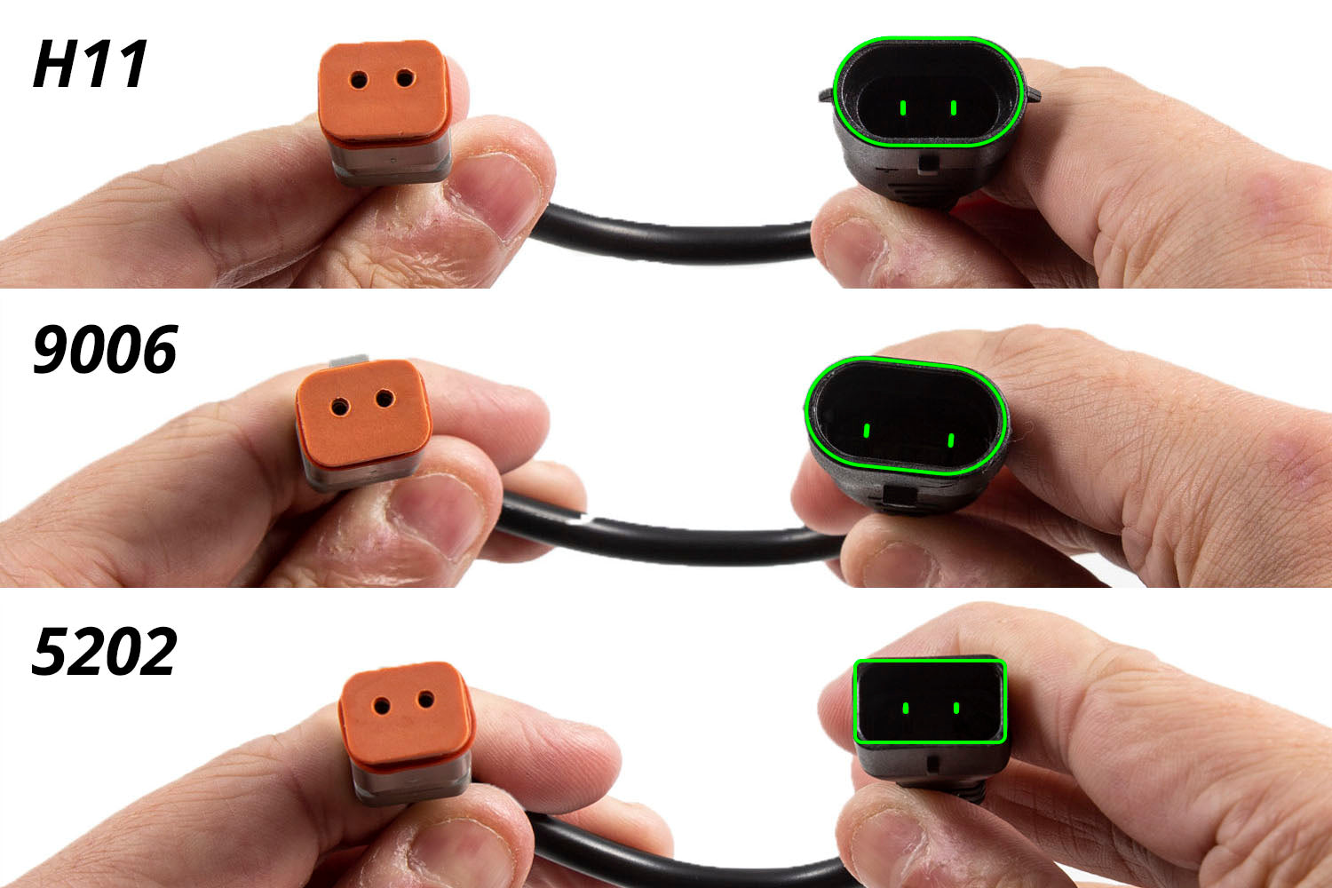 5202 DT 2-Pin Adapter Wires Pair Diode Dynamics